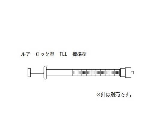 2-430-04 ガスタイトシリンジ(1700シリーズ) 1725TLL 250μL(針別売