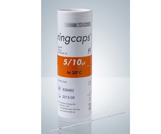 アズワン2-454-02リングキャップス１０μＬ１／２目盛２５０本入り【1箱(250本入)】(as1-2-454-02)