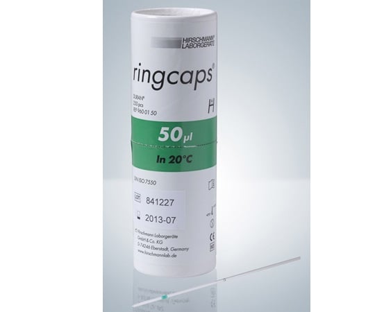 アズワン2-454-07リングキャップス５０μＬ１目盛２５０本入り【1箱(250本入)】(as1-2-454-07)