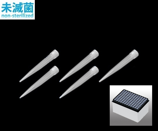 アズワン2-4584-08アイビススペアボックス（ボックスパック用スペアープレート）100～10001～200μL９６本／袋×１０袋【1箱(96本×10プレート入)】(as1-2-4584-08)