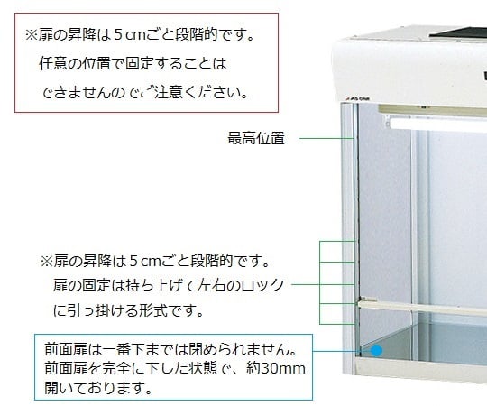 アズワン2-4684-71　クリーンベンチ（殺菌灯付き） CT-600UVAX