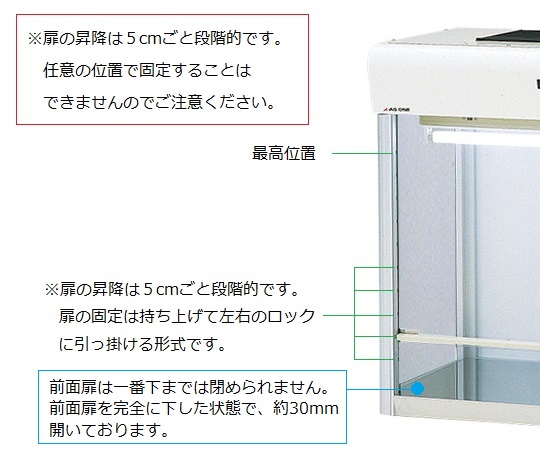 アズワン2-4684-83　コンパクトクリーンベンチ　UVAXタイプ BH-1200UVAX