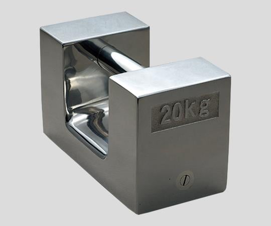 【校正対応】2-470-02枕型分銅Ｆ２ＲＳ-１０ＫＡ【1個】(as1-2-470-02)