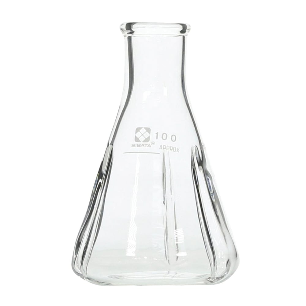 柴田科学2-4769-02振とう三角フラスコ016310-100A100mL6号ゴム栓適合【1個】(as1-2-4769-02)