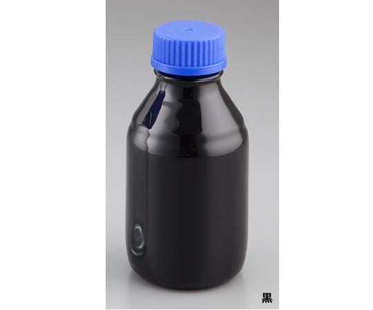 2-4918-03 セーフティねじ口瓶 黒・遮光タイプ 1000mL Q700R-004A