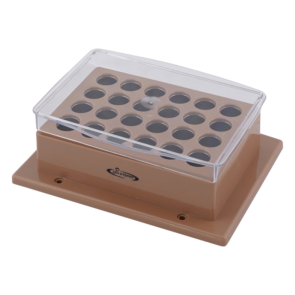 アズワン クールブロックバス用 マイクロチューブ専用アルミブロック (1-349-03)