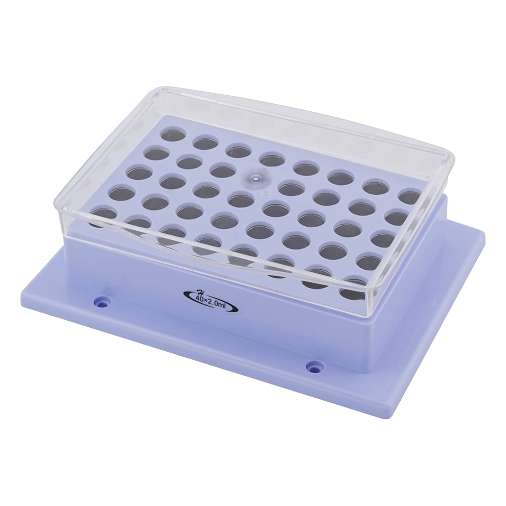 アズワン クールブロックバス用 マイクロチューブ専用アルミブロック (1-349-03)