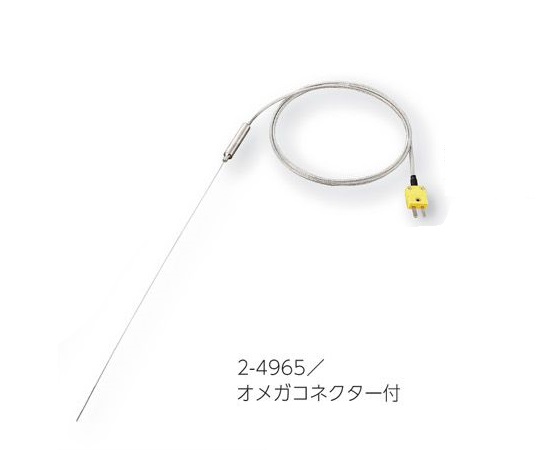 2-4965-03 極細K熱電対(シース型・コネクター付き) リード線有り DS-1200-N 150