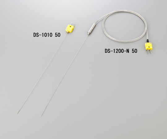 2-4965-03-20 極細K熱電対（シース型・コネクター付）リード線有り