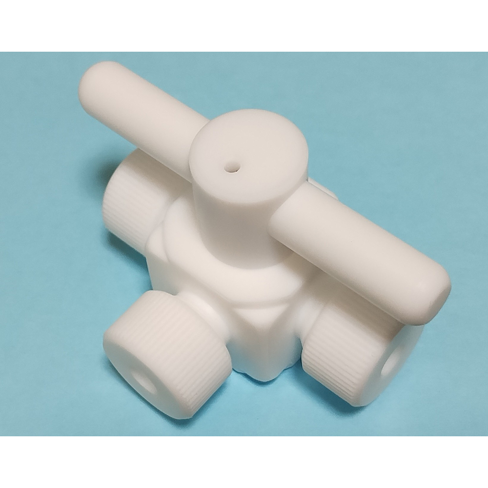 アズワン2-498-01アズフロン(R)バルブ圧入型三方AF-VAL6-3【1個】(as1-2-498-01)