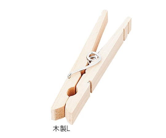 2-4982-01ラボ用クリップ木製Ｓ【1箱(5個入)】(as1-2-4982-01)