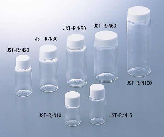 2-5181-01PETスクリューバイアルSCC10mL純水洗浄処理済みJST-RN10