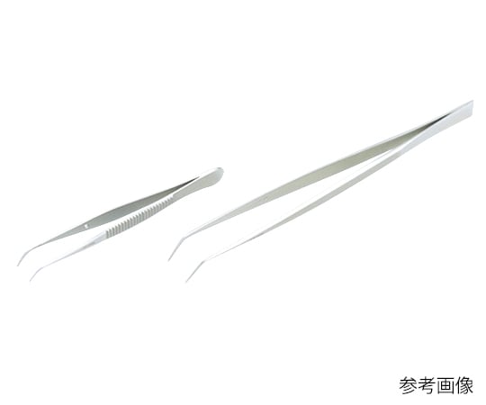 【クラスⅠ】2-530-13ＮＯ４先曲り先細無鈎ピンセット１６０【1本】(as1-2-530-13)