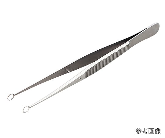 【クラスⅠ】2-532-14リングピンセットＮｏ．６１８０ｍｍ【1本】(as1-2-532-14)