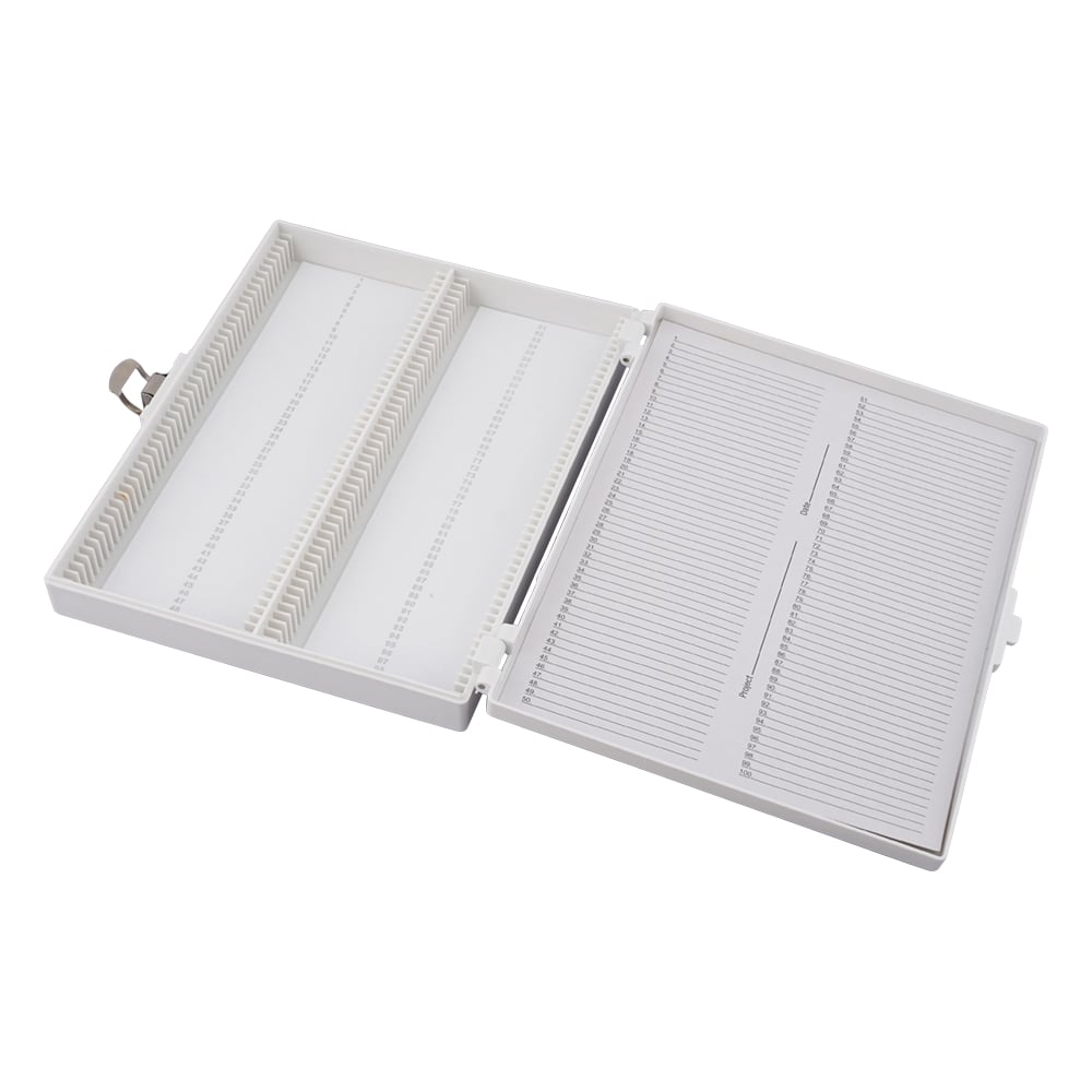 2-5377-05 Color Slide Box For 100 Sheet White 03-448-5 【AXEL