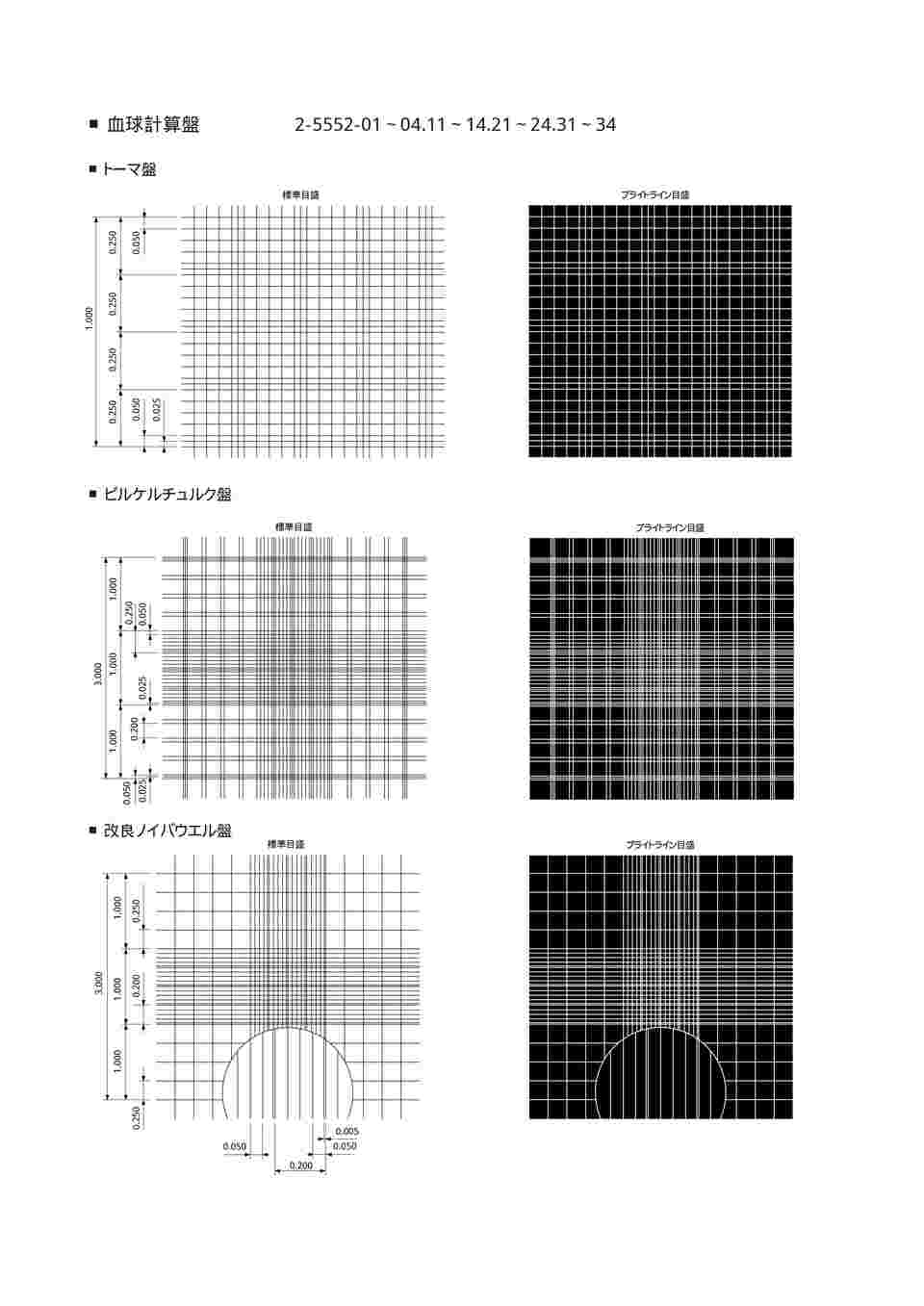 安い購入 血球計算盤 E-JHS-TB ホビー 科学 研究 実験 光学機器[△][TP