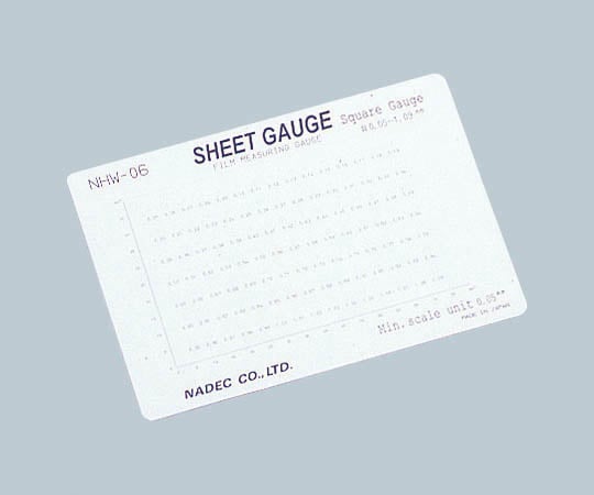2-5607-02顕微鏡用スケールシートゲージＮＨＷ－０６スクエアゲージ【1個】(as1-2-5607-02)