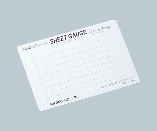 2-5607-03顕微鏡用スケールシートゲージＮＨＷ－２２サークルゲージ【1個】(as1-2-5607-03)