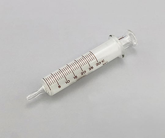 2-5637-01 白硬注射筒 浣腸先 30mL 00200724 【AXEL】 アズワン