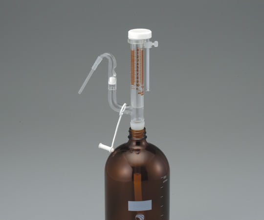 2-5642-06オートビュレット（シリコン栓付・白）100mL【1個】(as1-2-5642-06)