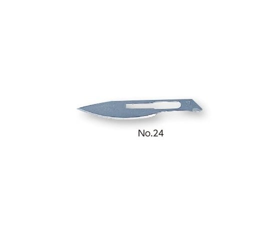 スライサー替刃用金属製円形刃 25cm NF410 2-5745-15 替刃メス(エルプ) 替刃No.24 100枚入 【AXEL】 アズワン