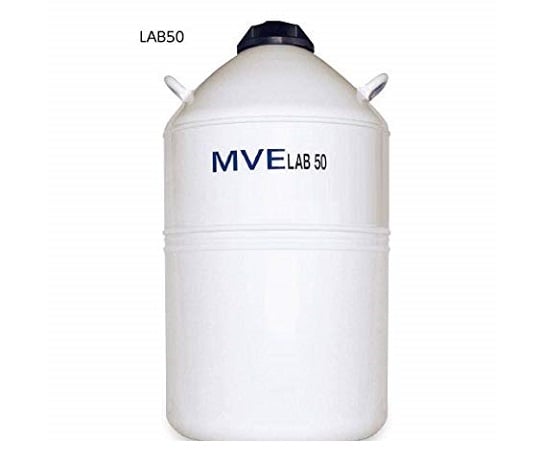 2-5893-06 液体窒素保存容器 LABシリーズ 50L 0.49L／日 LAB50 MVE