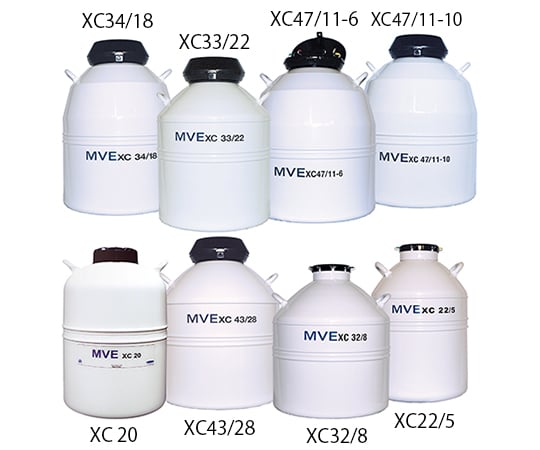 2-5895-02 液体窒素保存容器 XCシリーズ XC22/5