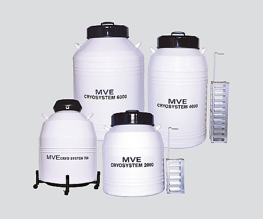 2-5896-02チャート 液体窒素保存容器CryoSystem2000MVE-10650200
