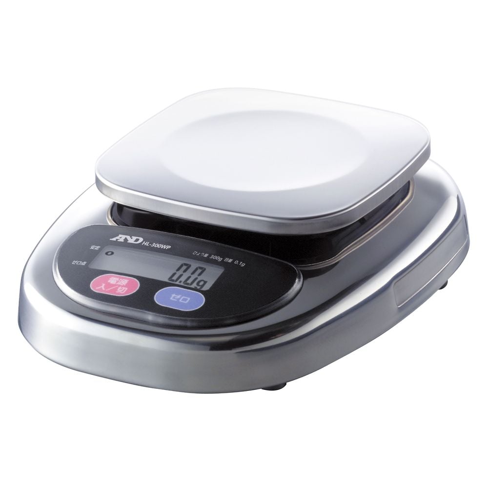 【校正対応】エー・アンド・デイ2-6203-01防水電子天秤HL-300WP128×128mm【1台】(as1-2-6203-01)