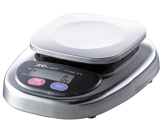 【校正対応】エー・アンド・デイ2-6203-02-20防水電子天秤ＨＬ－３０００ＷＰ校正書付【1台】(as1-2-6203-02-20)
