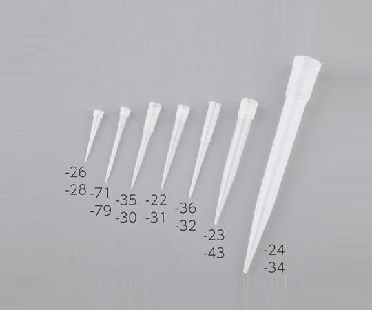 ニチリョー2-652-30マイクロピペット用チップ2～200μL９６本／ラック×１０ラック【1箱(96本×10ラック入)】(as1-2-652-30)