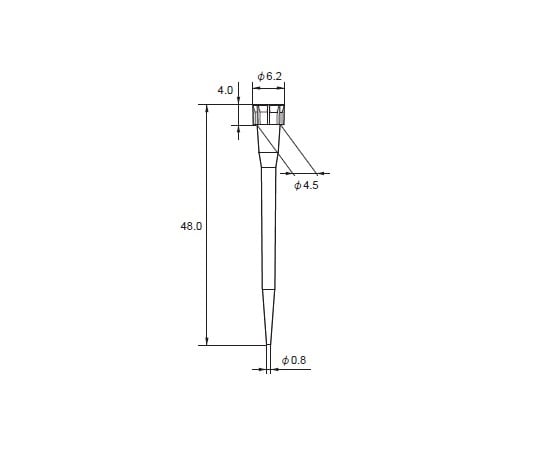 2-652-79 マイクロピペット用チップ 0.5～10μL 960本入 00-BMT2-SSWR