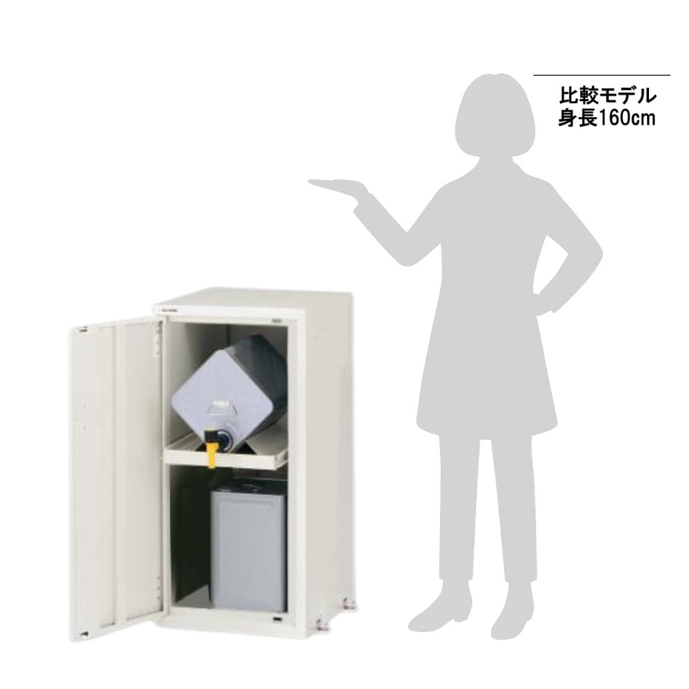 アズワン サーバーラック(薬品保管庫・一斗缶用) スチール製 1列1段 2-694-01 2-696-03 ラボサーバーラック（薬品保管庫・一斗缶用） ステンレス製 1