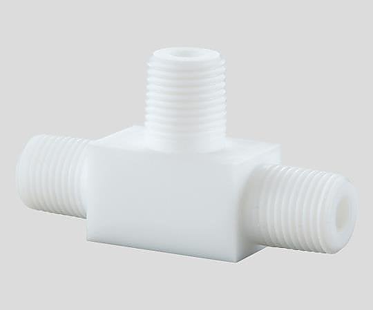 アズワン2-729-01アズフロン(R)ニップルチーズタイプ(T字)同径R1/8×1/8【1個】(as1-2-729-01)