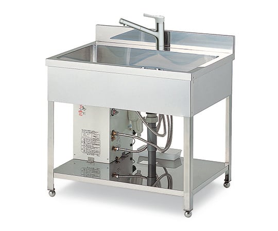 【特大】アズワン2-7597-01流し台（電気温水器付）ＸＪ９００セット【1台】(as1-2-7597-01)