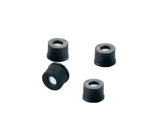 アジレント2-7687-31細口スクリューキャップバイアル用キャップ黒5183-4442【1箱(100個入)】(as1-2-7687-31)