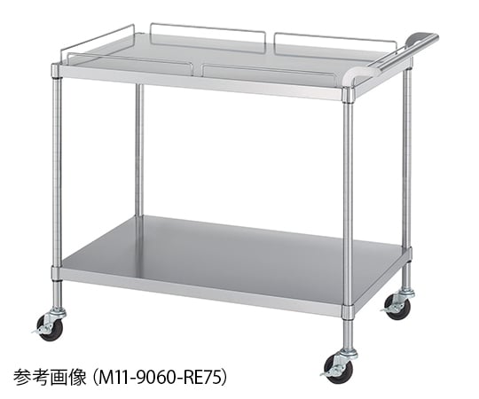 2-7691-12 ステンレス製導電ワゴン 750×450×800mm M11-7545-RE75