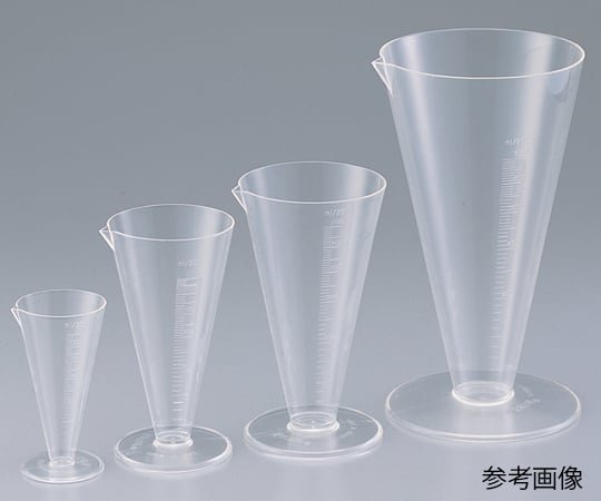 2-7776-02 コニカル液量計（PMP製） 250mL No.1423