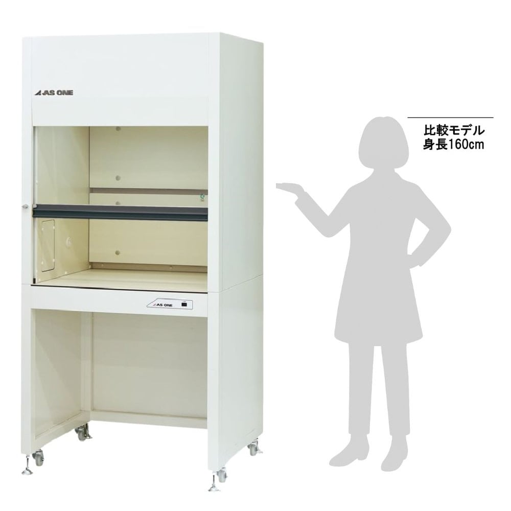 2-8095-34 ラボドラフト ファンあり 900×750×2100mm AZ9-FEW-FH 【AXEL