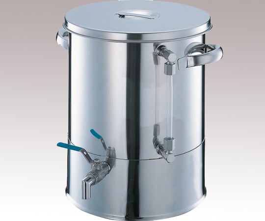 2-8131-06液面計付きボールバルブ付タンク100L【1個】(as1-2-8131-06)