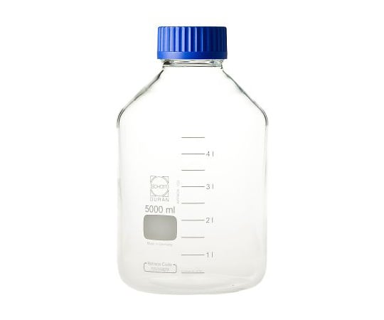 SCHOTT/DURAN2-8210-04広口ねじ口瓶（デュラン(R)）キャップ青５０００ｍL【1本】(as1-2-8210-04)