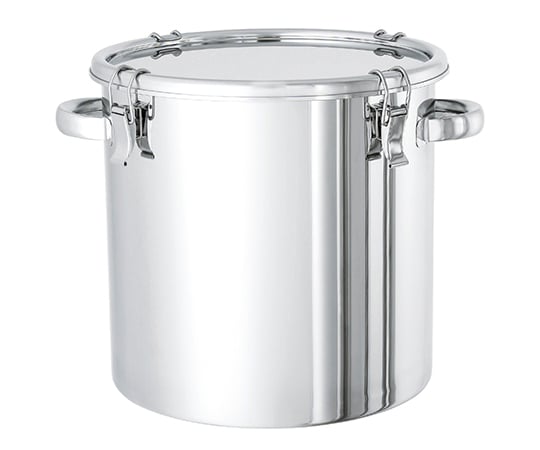 日東金属工業2-8256-02電解研磨処理済ステンレス密閉容器10L【1個】(as1-2-8256-02)