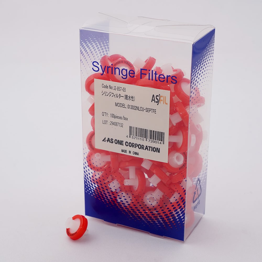 シリンジフィルター（親水性） （アズフィル） 1箱（100個入）　013022NLCU-SEPTFE