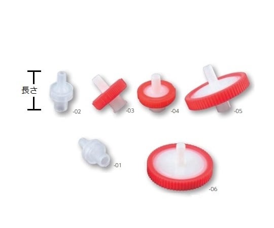 アズワン2-857-04シリンジフィルター（親水性）０１３０４５ＮＬＣＵＳＥＰＴＦＥ【1箱(100個入)】(as1-2-857-04)