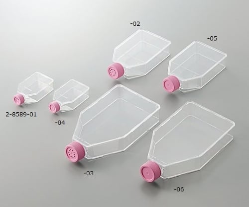 2-8589-01 ビオラモ細胞培養フラスコ（ベントキャップ） 25cm2 1箱（10