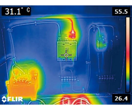 2-8605-01-70 赤外線サーモグラフィ 校正証明書付 レンタル5日 E4