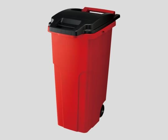 2-8633-02キャスターペール７０Ｃ２・Ｒ（レッド）【1個】(as1-2-8633-02)