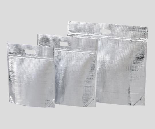 2-8691-07チャック付保冷・保温袋（ミナクールパック(R)）ジップ付角底折込袋Ｌ５０枚入【1箱(50枚入)】(as1-2-8691-07)