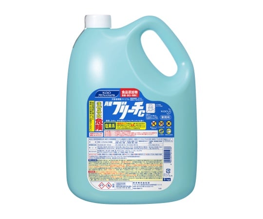 2-8731-01 除菌・漂白剤 月星ブリーチC 5kg 業務用 塩素系 (食品添加物) 197486