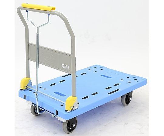 ハンドブレーキ付き台車　φ130mm